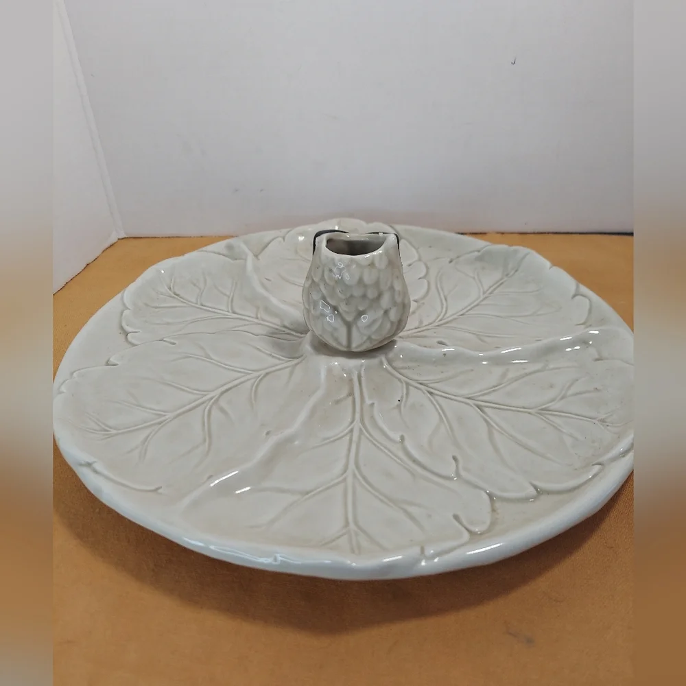 Vintage Otigari Owl Appetizer Toothpick Holder Tray 10" Round - Picture 7 of 11